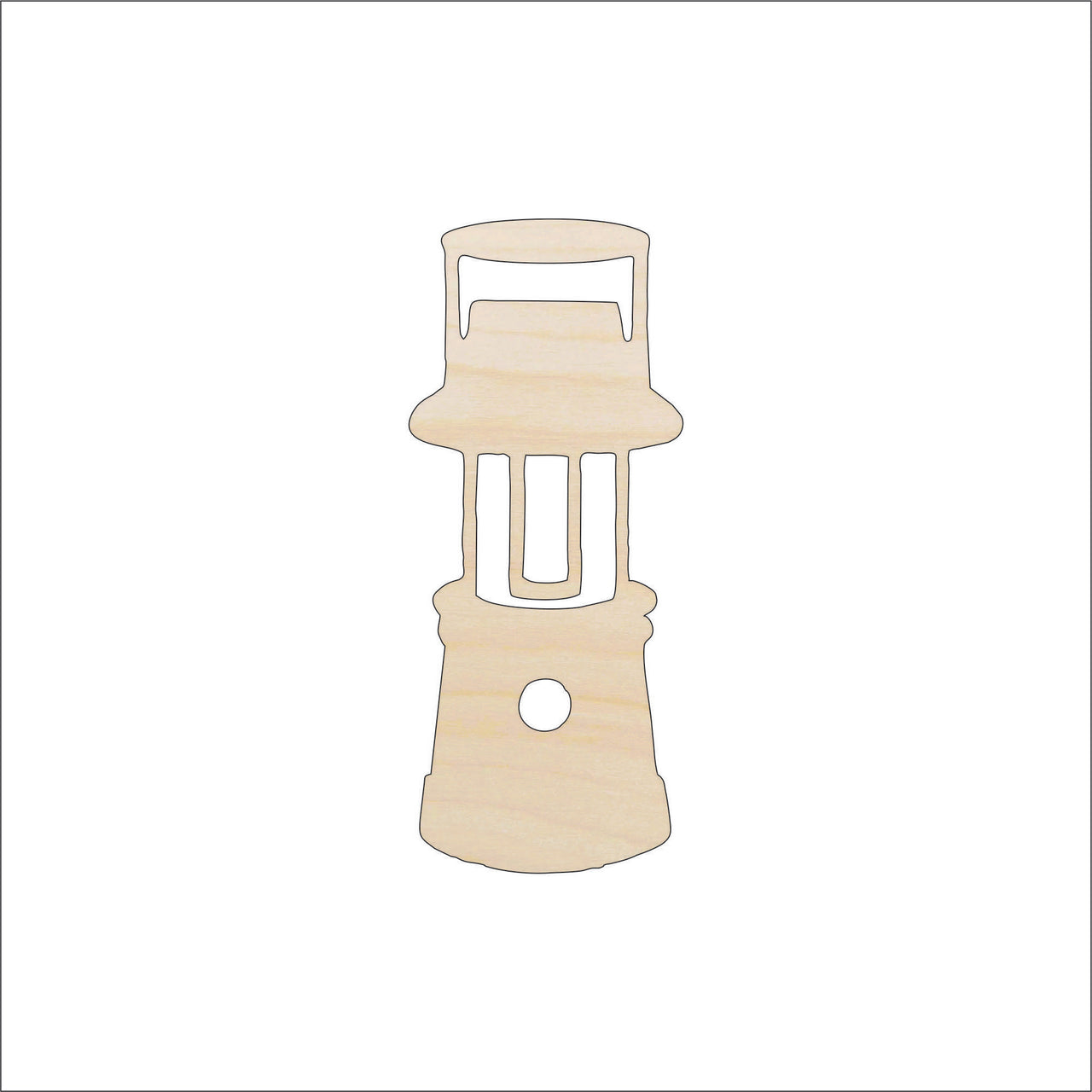 Lantern Wood Craft Shape - Laser Cut Baltic Birch Unfinished DIY Wood Art Supplies TRP2 - The Wood Shape Store