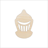 Helmet Wood Craft Shape - Laser Cut Baltic Birch Unfinished DIY Wood Art Supplies CLT111 - The Wood Shape Store
