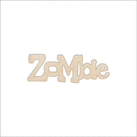 Zombie Word Wood Craft Shape - Laser Cut Baltic Birch Unfinished DIY Wood Art Supplies MYTH35 - The Wood Shape Store