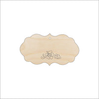 Gift Tag Wood Craft Shape - Laser Cut Baltic Birch Unfinished DIY Wood Art Supplies TAG13 - The Wood Shape Store