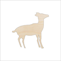 Deer Wood Craft Shape - Laser Cut Baltic Birch Unfinished DIY Wood Art Supplies DER41 - The Wood Shape Store
