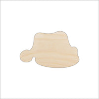 Santa Hat Wood Craft Shape - Laser Cut Baltic Birch Unfinished DIY Wood Art Supplies XMS126 - The Wood Shape Store