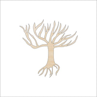 Tree Wood Craft Shape - Laser Cut Baltic Birch Unfinished DIY Wood Art Supplies TRE106 - The Wood Shape Store