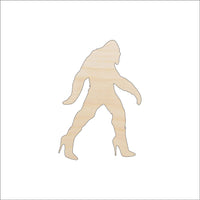 Bigfoot Wood Craft Shape - Laser Cut Baltic Birch Unfinished DIY Wood Art Supplies MYTH110 - The Wood Shape Store