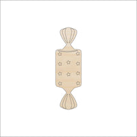 Candy Wood Craft Shape - Laser Cut Baltic Birch Unfinished DIY Wood Art Supplies FOD196 - The Wood Shape Store