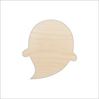 Ghost Wood Craft Shape - Laser Cut Baltic Birch Unfinished DIY Wood Art Supplies FAL226 - The Wood Shape Store
