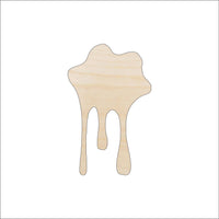 Splat Wood Craft Shape - Laser Cut Baltic Birch Unfinished DIY Wood Art Supplies WRD78 - The Wood Shape Store