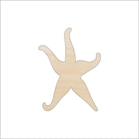 Starfish Wood Craft Shape - Laser Cut Baltic Birch Unfinished DIY Wood Art Supplies SEA152 - The Wood Shape Store