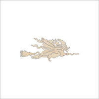 Witch Wood Craft Shape - Laser Cut Baltic Birch Unfinished DIY Wood Art Supplies FAL2 - The Wood Shape Store