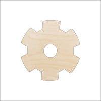 Car Gear Wood Craft Shape - Laser Cut Baltic Birch Unfinished DIY Wood Art Supplies CAR91 - The Wood Shape Store