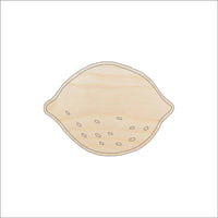 Lemon Wood Craft Shape - Laser Cut Baltic Birch Unfinished DIY Wood Art Supplies FOD26 - The Wood Shape Store