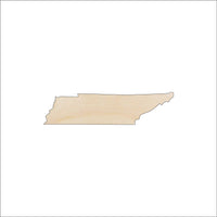 Tennessee Wood Craft Shape - Laser Cut Baltic Birch Unfinished DIY Wood Art Supplies STAT90 - The Wood Shape Store