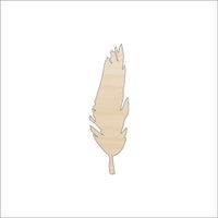 Feather Wood Craft Shape - Laser Cut Baltic Birch Unfinished DIY Wood Art Supplies XTR22 - The Wood Shape Store