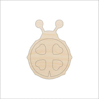 Ladybug Wood Craft Shape - Laser Cut Baltic Birch Unfinished DIY Wood Art Supplies BUG2 - The Wood Shape Store
