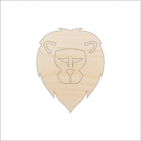 Lion Wood Craft Shape - Laser Cut Baltic Birch Unfinished DIY Wood Art Supplies CAT53 - The Wood Shape Store