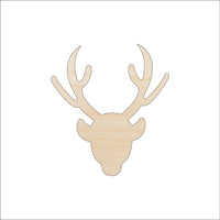 Deer Wood Craft Shape - Laser Cut Baltic Birch Unfinished DIY Wood Art Supplies DER19 - The Wood Shape Store