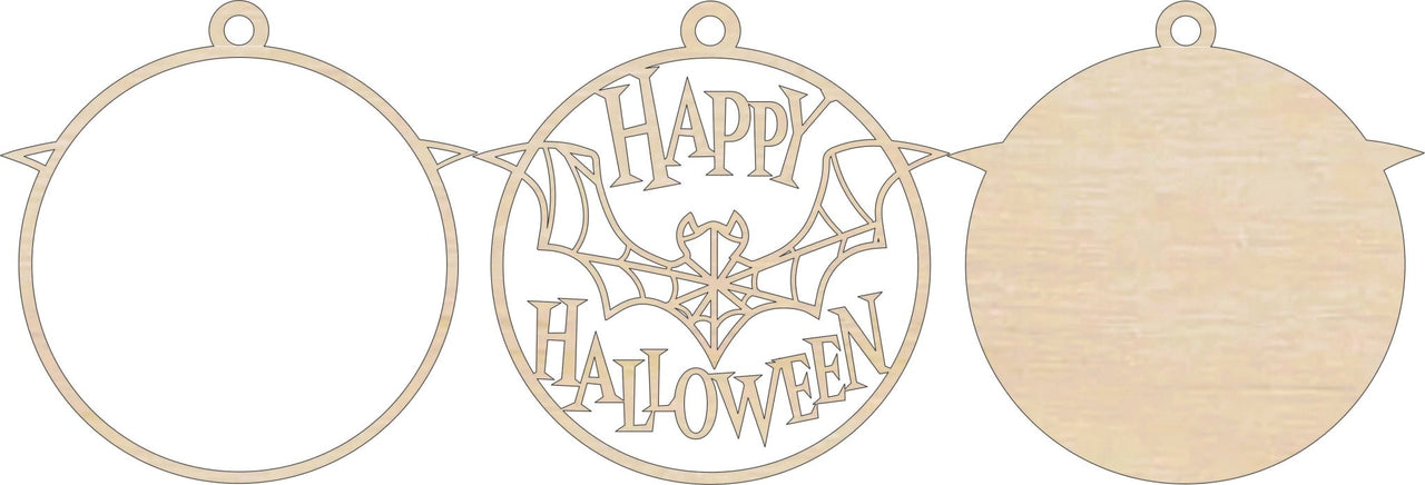 Bat 3D Laser Cut Ornament – Baltic Birch Wood Craft Supplies | DIY Wood Ornament Kit HA11 - The Wood Shape Store