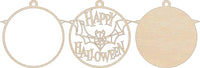 Bat 3D Laser Cut Ornament – Baltic Birch Wood Craft Supplies | DIY Wood Ornament Kit HA11 - The Wood Shape Store
