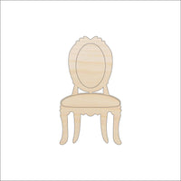 Chair Wood Craft Shape - Laser Cut Baltic Birch Unfinished DIY Wood Art Supplies DCR41 - The Wood Shape Store
