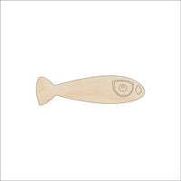 Fish Wood Craft Shape - Laser Cut Baltic Birch Unfinished DIY Wood Art Supplies FSH51 - The Wood Shape Store