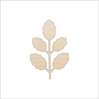 Leaf Wood Craft Shape - Laser Cut Baltic Birch Unfinished DIY Wood Art Supplies LEF9 - The Wood Shape Store