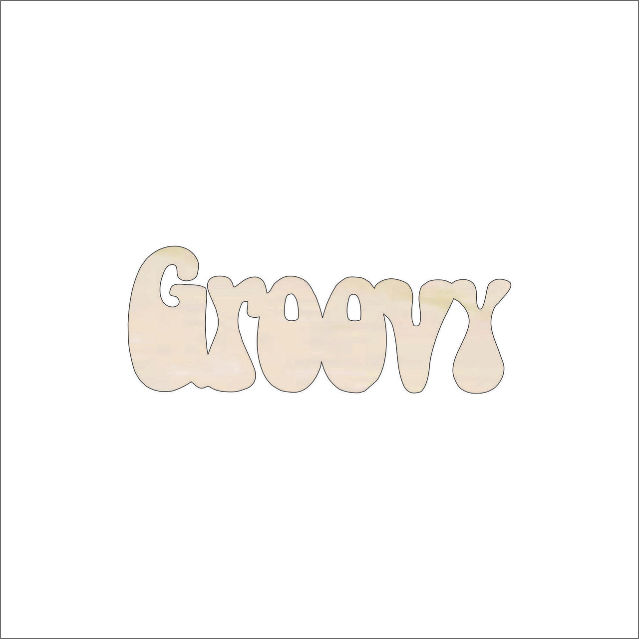 Out To Lunch Wood Craft Shape - Laser Cut Baltic Birch Unfinished DIY Wood Art Supplies WRD33 - The Wood Shape Store