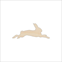 Bunny - Wood Craft Shape - Laser Cut Baltic Birch Unfinished DIY Wood Art Supplies BNY13 - The Wood Shape Store