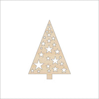 Tree Wood Craft Shape Laser Cut Out Unfinished DIY Craft Supply TRE146 - The Wood Shape Store
