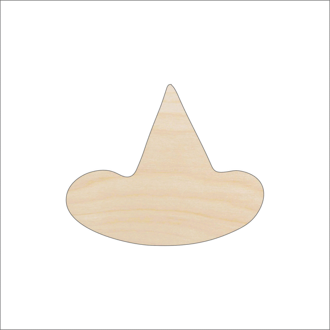 Witch Wood Craft Shape - Laser Cut Baltic Birch Unfinished DIY Wood Art Supplies FAL134 - The Wood Shape Store