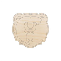 Bear Wood Craft Shape – Laser Cut Baltic Birch Unfinished DIY Wood Art Supplies BER60 - The Wood Shape Store
