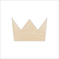 Crown Wood Craft Shape - Laser Cut Baltic Birch Unfinished DIY Wood Art Supplies CLT106 - The Wood Shape Store
