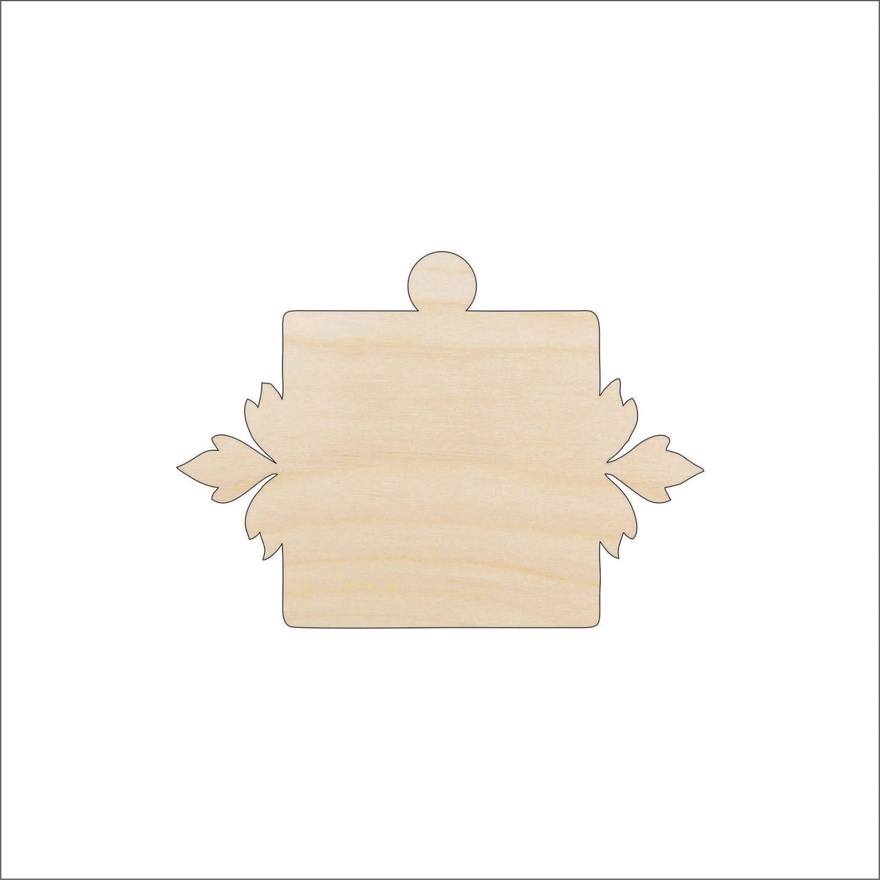 Gift Tag Wood Craft Shape - Laser Cut Baltic Birch Unfinished DIY Wood Art Supplies TAG24 - The Wood Shape Store