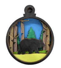 Bear Wood Craft Ornament – Laser Cut Baltic Birch Unfinished DIY Art Supplies Kit AN31 - The Wood Shape Store