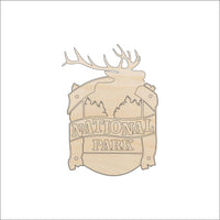 National Park Wood Craft Shape - Laser Cut Baltic Birch Unfinished DIY Wood Art Supplies TRP56 - The Wood Shape Store