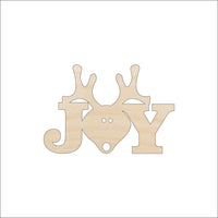 Joy Wood Craft Shape - Laser Cut Baltic Birch Unfinished DIY Wood Art Supplies XMS46 - The Wood Shape Store