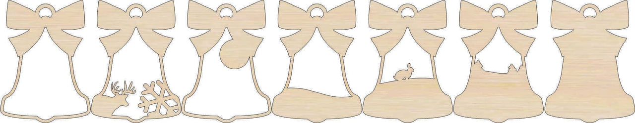 Deer 3D Laser Cut Ornament – Baltic Birch Wood Craft Supplies | DIY Wood Ornament Kit AN40 - The Wood Shape Store
