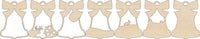 Deer 3D Laser Cut Ornament – Baltic Birch Wood Craft Supplies | DIY Wood Ornament Kit AN40 - The Wood Shape Store