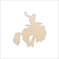 Cowboy Wood Craft Shape - Laser Cut Baltic Birch Unfinished DIY Wood Art Supplies HRS14 - The Wood Shape Store