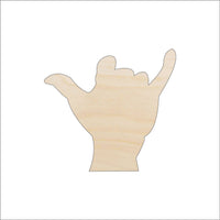 Hand Wood Craft Shape - Laser Cut Baltic Birch Unfinished DIY Wood Art Supplies PPL180 - The Wood Shape Store