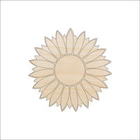 Flower Wood Craft Shape - Laser Cut Baltic Birch Unfinished DIY Wood Art Supplies FLR21 - The Wood Shape Store