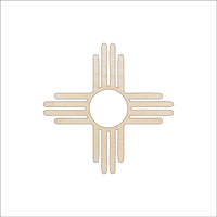 Zia Wood Craft Shape - Laser Cut Baltic Birch Unfinished DIY Wood Art Supplies XTR7 - The Wood Shape Store