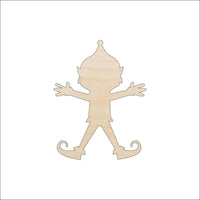 Gnome Elf Wood Craft Shape - Laser Cut Baltic Birch Unfinished DIY Wood Art Supplies XMS78 - The Wood Shape Store