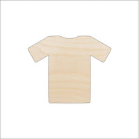 Shirt Wood Craft Shape - Laser Cut Baltic Birch Unfinished DIY Wood Art Supplies CLT60 - The Wood Shape Store