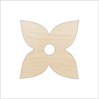 Flower Wood Craft Shape - Laser Cut Baltic Birch Unfinished DIY Wood Art Supplies FLR12 - The Wood Shape Store