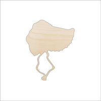 Bonnet Wood Craft Shape - Laser Cut Baltic Birch Unfinished DIY Wood Art Supplies CLT54 - The Wood Shape Store