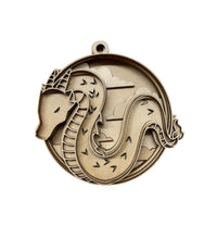 Dragon 3D Laser Cut Ornament – Baltic Birch Wood Craft Supplies | DIY Wood Ornament Kit MY4 - The Wood Shape Store