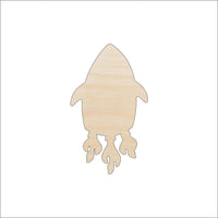 Spaceship Wood Craft Shape - Laser Cut Baltic Birch Unfinished DIY Wood Art Supplies SPC55 - The Wood Shape Store