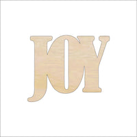 Joy Wood Craft Shape - Laser Cut Baltic Birch Unfinished DIY Wood Art Supplies WRD67 - The Wood Shape Store