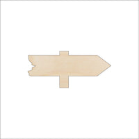 Sign Wood Craft Shape - Laser Cut Baltic Birch Unfinished DIY Wood Art Supplies SGN31 - The Wood Shape Store