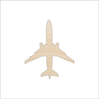 Airplane Wood Craft Shape - Laser Cut Baltic Birch Unfinished DIY Wood Art Supplies PLN6 - The Wood Shape Store